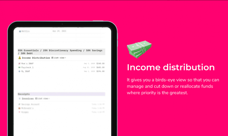 notion personal finance template