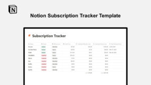 Notion Book Tracker Template Frosdsyn