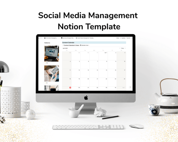 Free Social Media Management Notion Template