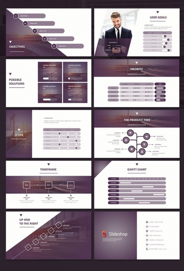 Product Roadmap PowerPoint Template preview