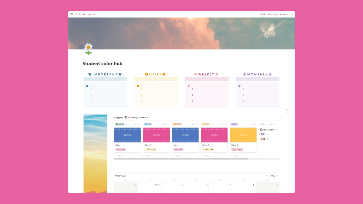 notion dashboard templates free