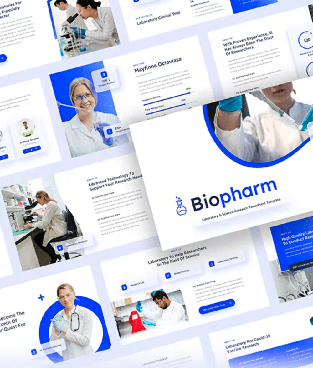 Biopharm - Laboratory & Science Research PowerPoint Template