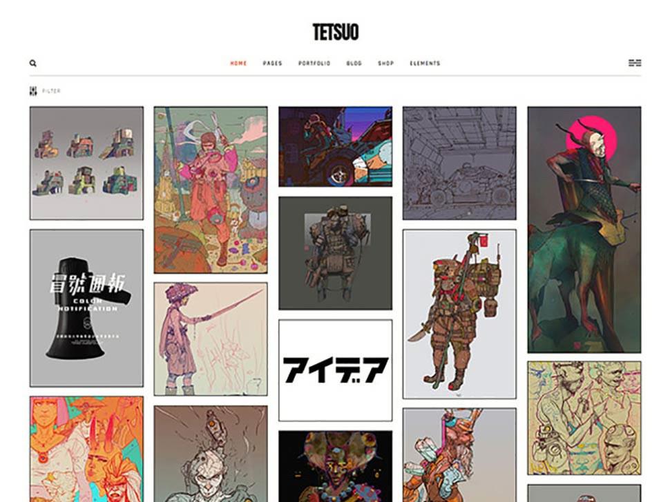 Tetsuo - Portfolio and Creative Industry Theme