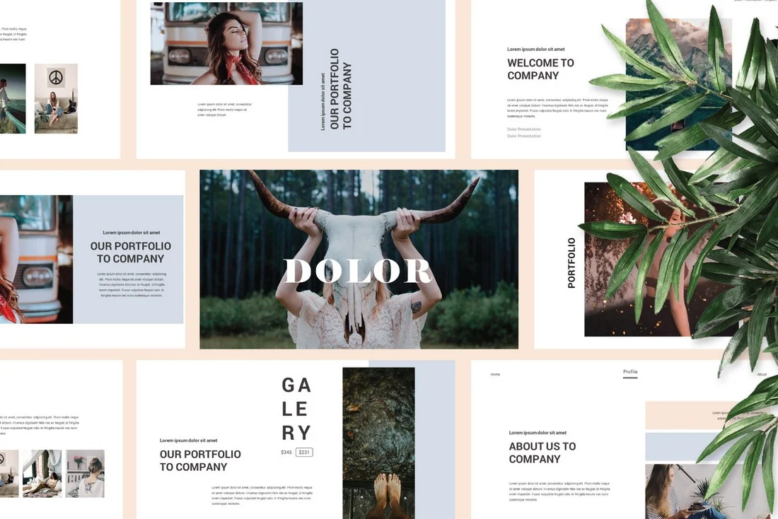 Dolor business overview keynote template