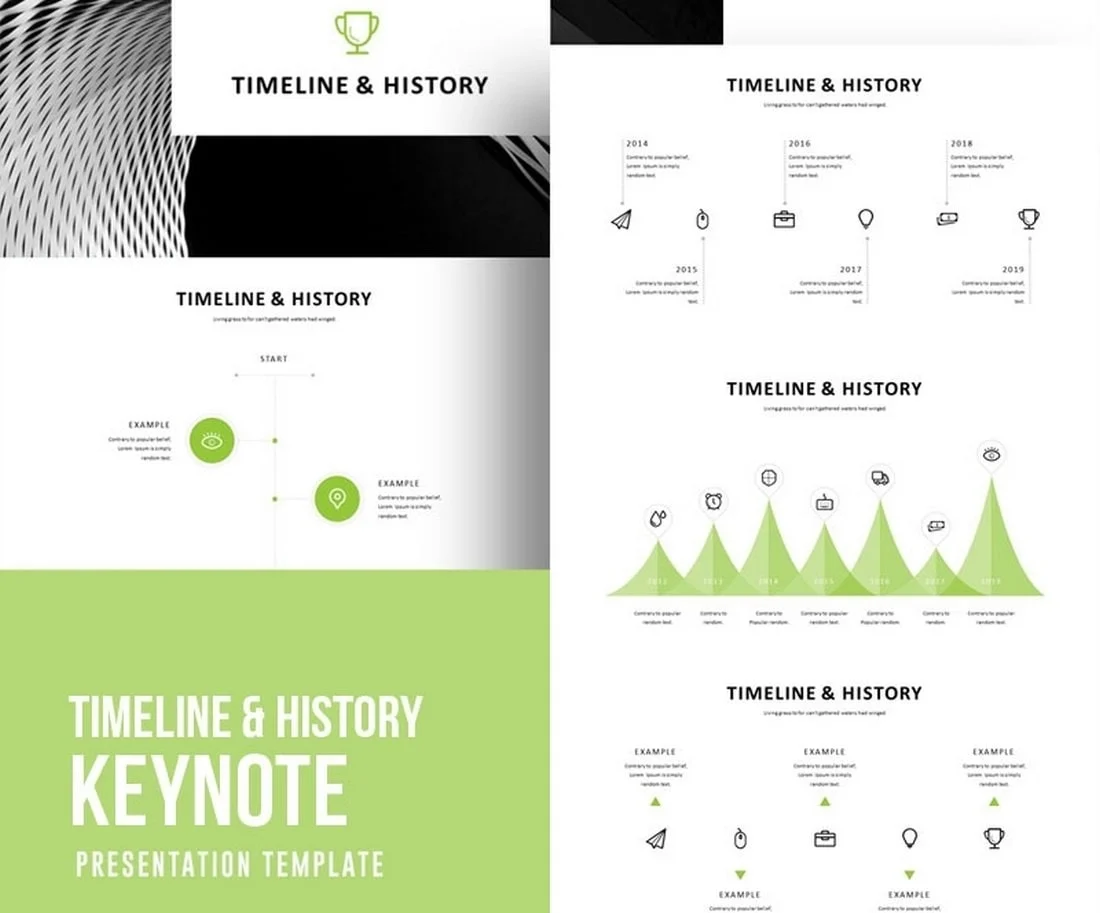 Timeline History Free Keynote Template
